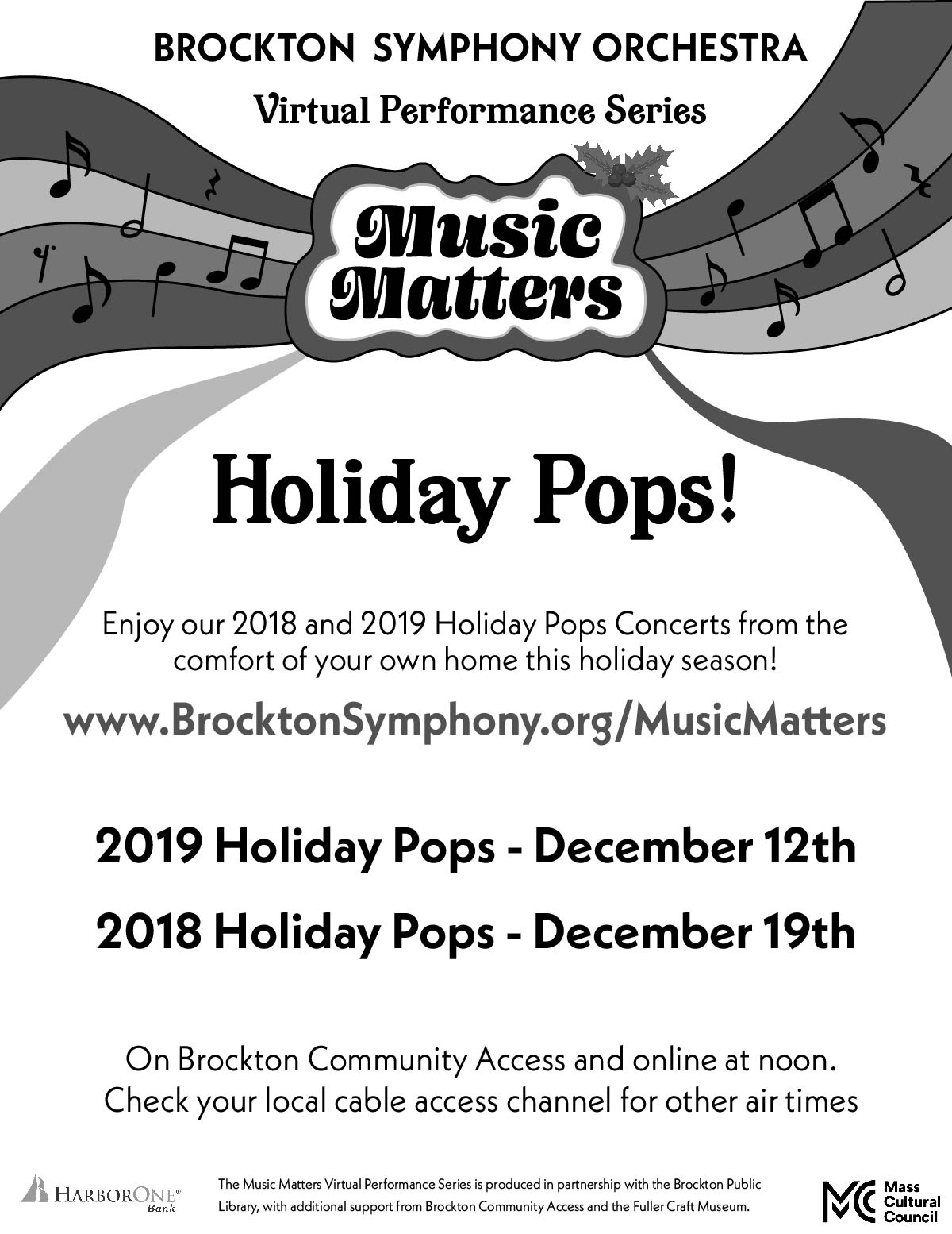 Holiday Pops poster