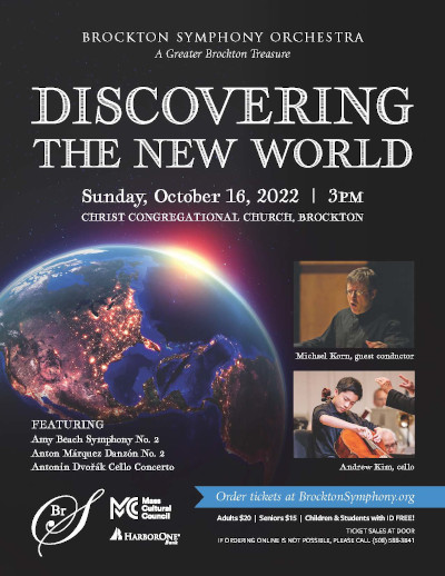 Poster for October 16 Concert