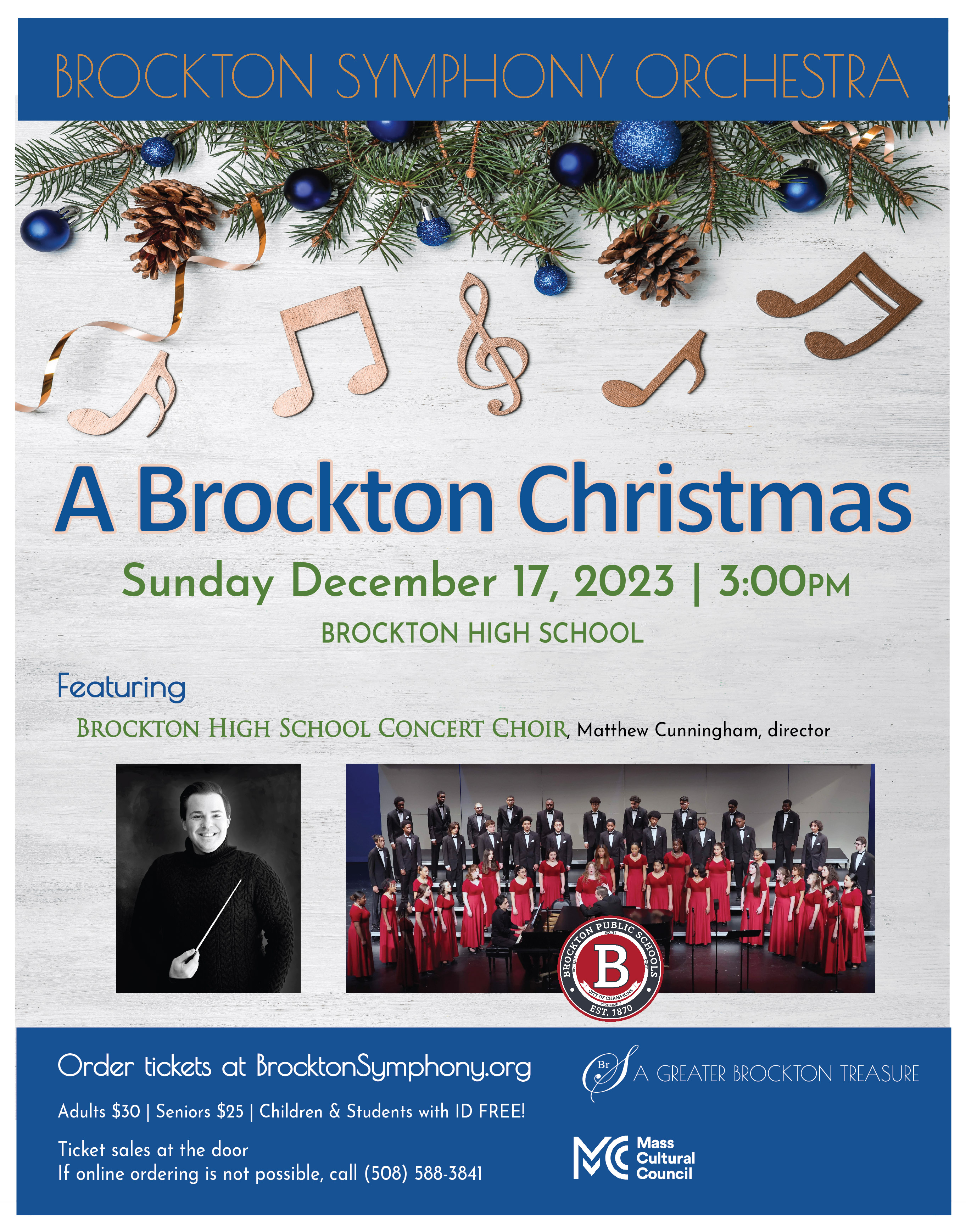 Poster for December Concert